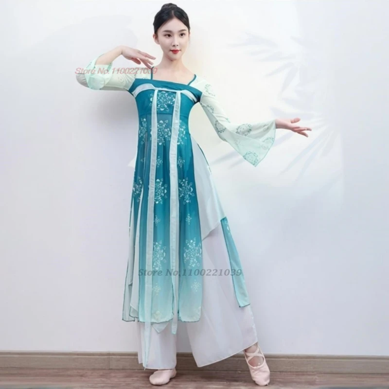 costume-de-danse-folklorique-chinoise-vintage-ensemble-hanfu-en-mousseline-de-soie-imprime-floral-national-robe-de-spectacle-sur-scene-pour-formation-traditionnelle-2025