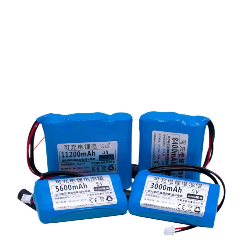 5 فولت 3000 مللي أمبير-11200 مللي أمبير بطارية ليثيوم قابلة للشحن رقاقة واحدة الحواسيب الصغيرة لمصباح LED خارجي ، مروحة USB ، سمّاعات بلوتوث #6