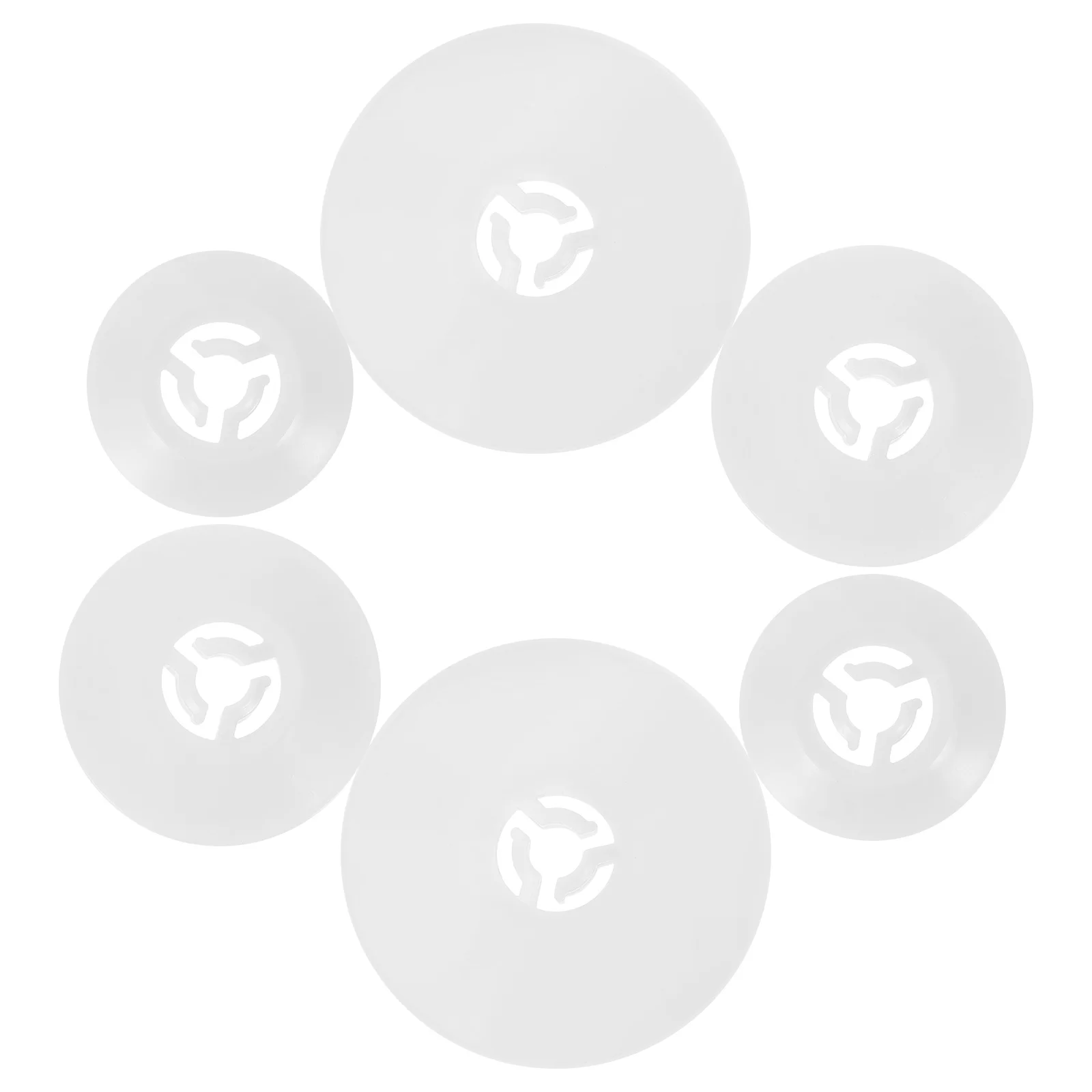 

6 Pcs Sewing Machine Bobbin Cover Embroidery Craft Spool Pin Cap Durable Caps Plastic Supply Part Fitting
