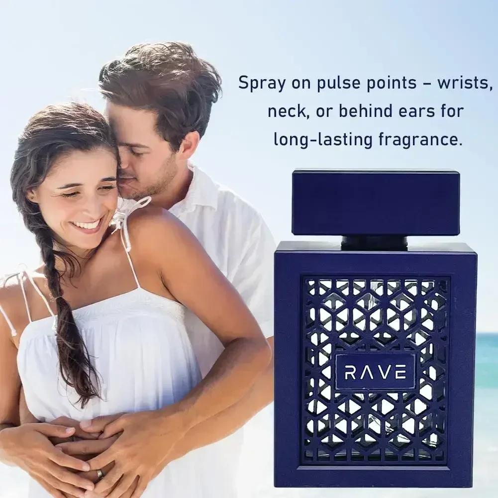 100 مللي شرقي الآن RAVE Tune EDP رذاذ الجسم عطر عربي امرأة رجل عطر عالي الجودة يدوم طويلاً للجنسين عطر فاخر