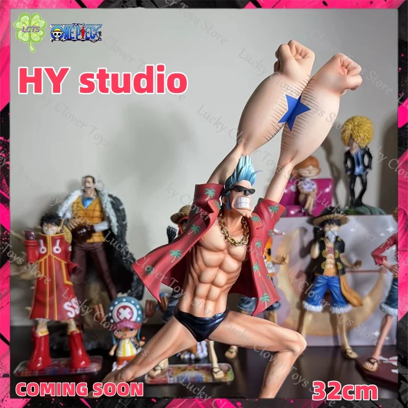 【Vorverkauf】HY Studio 32cm ONE PIECE Franky Anime-Figur Vor zwei Jahren Franky Figuren PVC-Statue Sammlermodell Individuelles Geschenkspielzeug