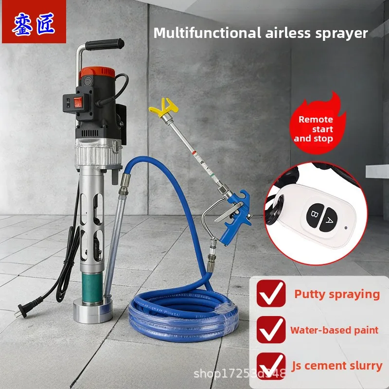 Portable waterproof coating primer spraying machine paint water-based polyurethane JS cement oil 110v220v spraying machine