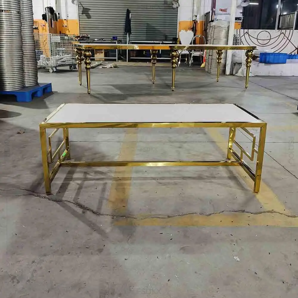 الشمال الحديثة الفاخرة عالية الجودة بالجملة الفولاذ المقاوم للصدأ mdf أعلى طاولة طعام لغرفة الطعام