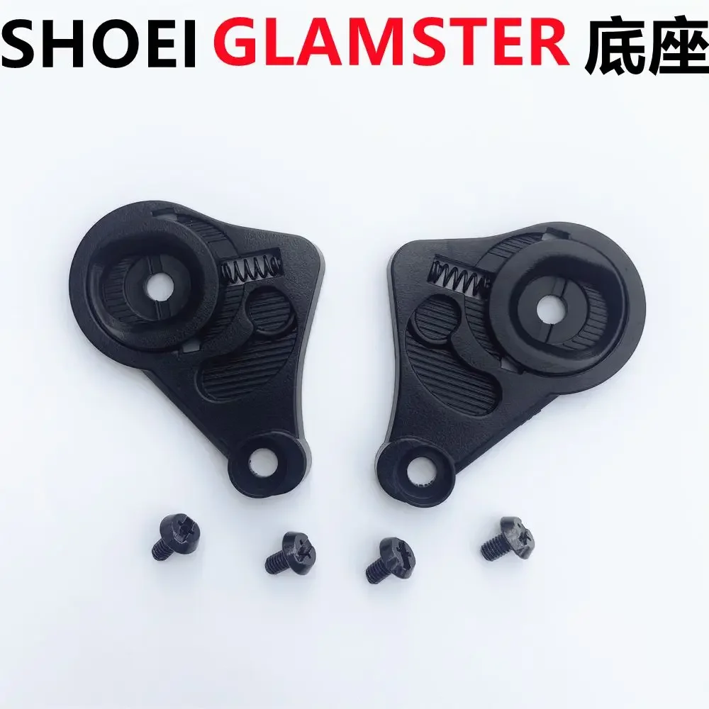 Motorcycle Helmet Accessories Visor Lens Base Plate Left Right Replacement Parts For SHOEI Glamster CPB-1V Helmet Visor Tooth