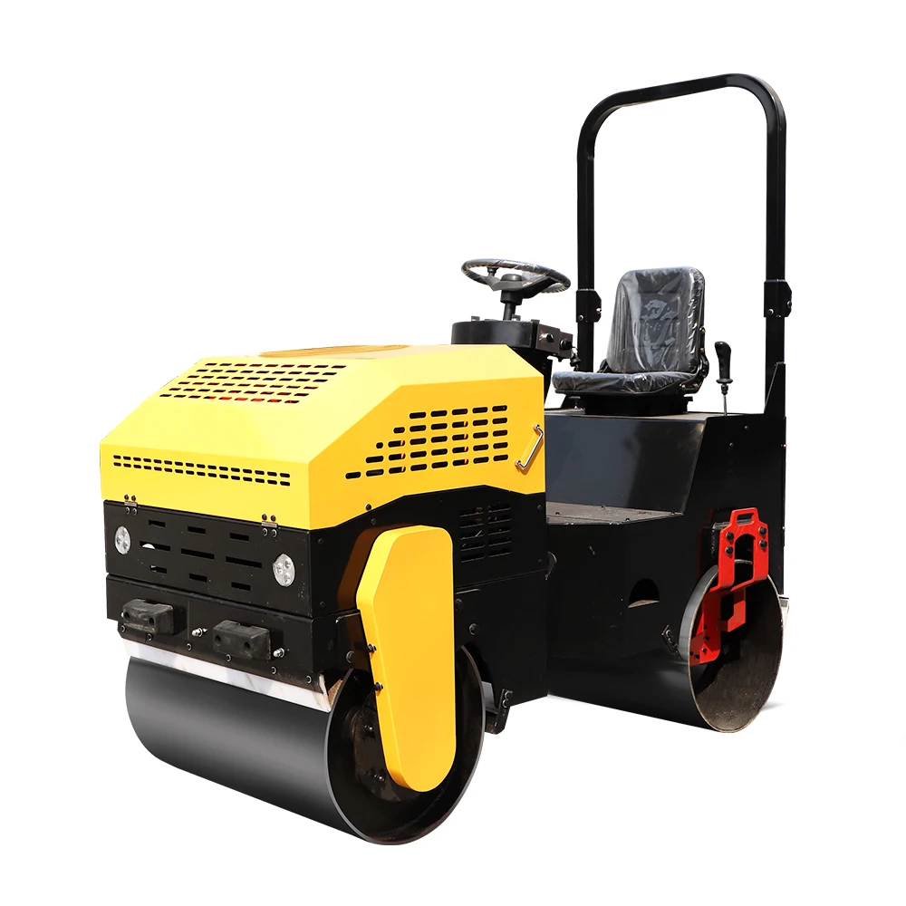 1.5 Ton Mini Road Roller 1380kg Vibratory Hammer Roller Machine Hydraulic Power with Huade Pump Changchai Engine on Sale