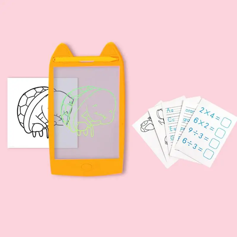 

Kids Writing Tablet Portable Clear Writing Board Arts & Crafts Supplies Magnetic & Mechanical Boards For School Bags Handbags