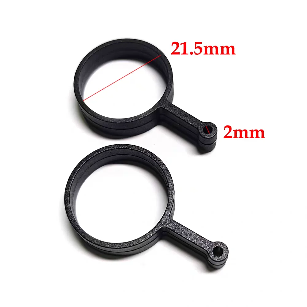 2 adet RC Yedek Parça 550 600 Helikopter Metal Kuyruk Servolar dişli Çekme Çubuğu Halkaları 5-6mm Kuyruk Servolar çubuk bağlantı Çubuğu