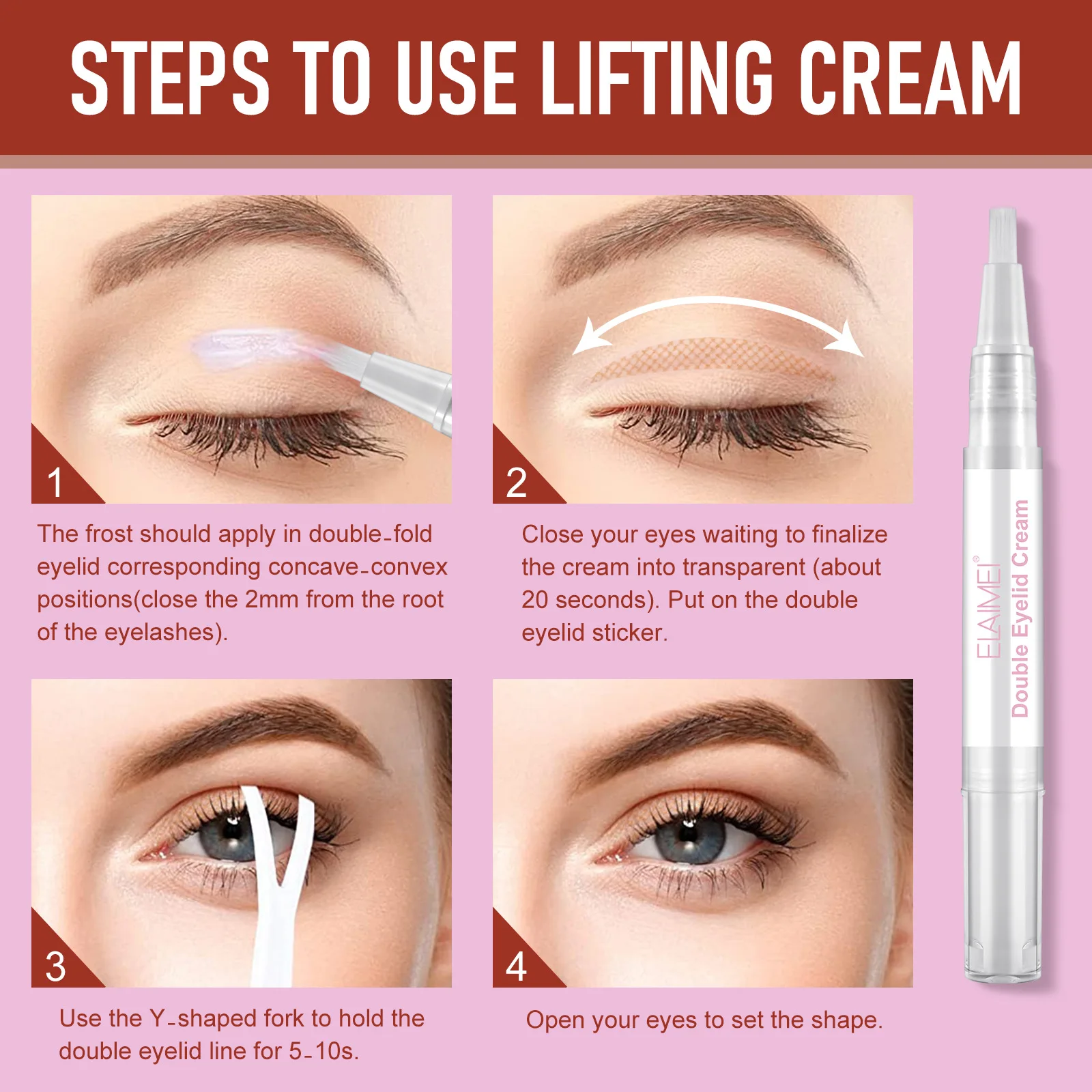 Invisible Double Eyelid Stickers Natural Invisible And Long-lasting Shaping Big Eye Beauty Tapes For Single Eyelid Person