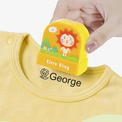 Children's Name Seal Custom Student's Name Stamp Kindergarten Clothes Waterproof Name Sticker Will Not be Washed Off