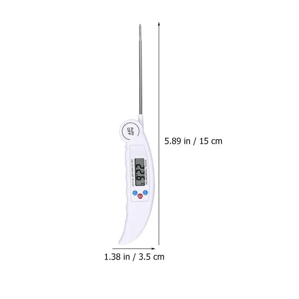 Folding Digital Kitchen Thermometer Bbq Meat Thermometer Food Temperature Measurer for Grilling Baking Cooking Camping Outdoor - view 2