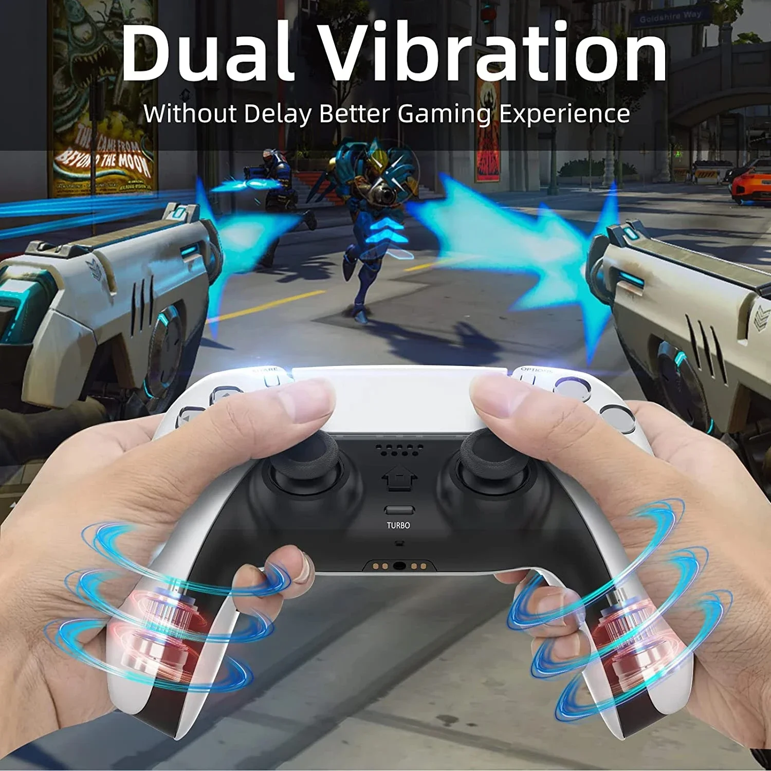 8 Colors Wireless Joystick Bluetooth Ps4 Controller Gamepad 6-Axis Game Mando Joypad for PS4/PS4 Slim/PC/Steam/iPad/Andriod