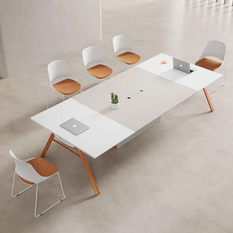 Small conference table business negotiation reception large conference room table combination