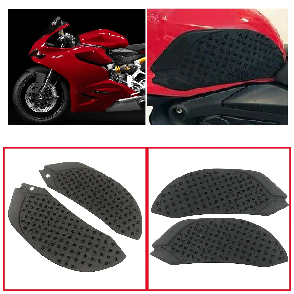 

Fit for DUCATI Panigale 899 959 1199 1299 S R 2012-2019 Motorcycle Tank Pad Side Fueltank Traction Knee Grips Anti Slip Pads