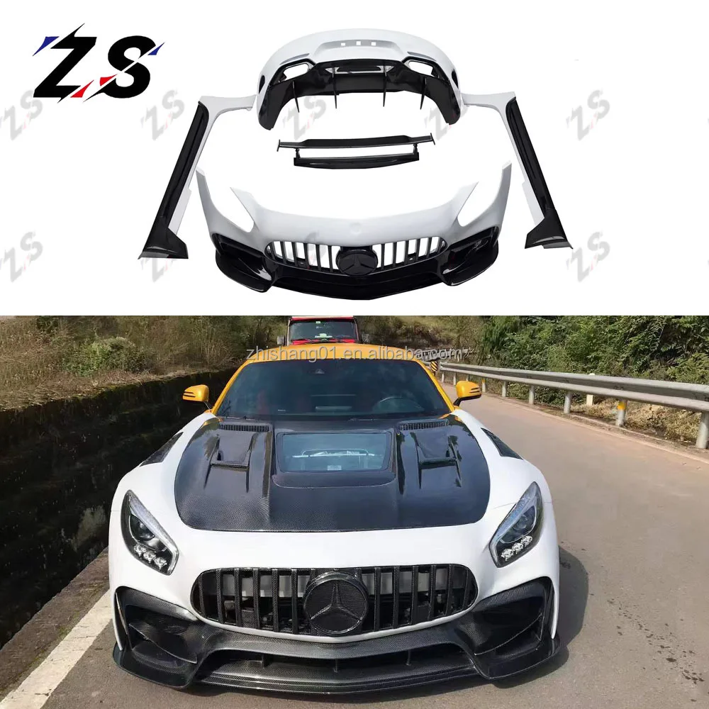 Half Carbon Fiber Bodykit Für  AMG GT GTC GTS GTR Upgrade IMP Style Stoßstange Heck diffusor Seiten rocks poiler