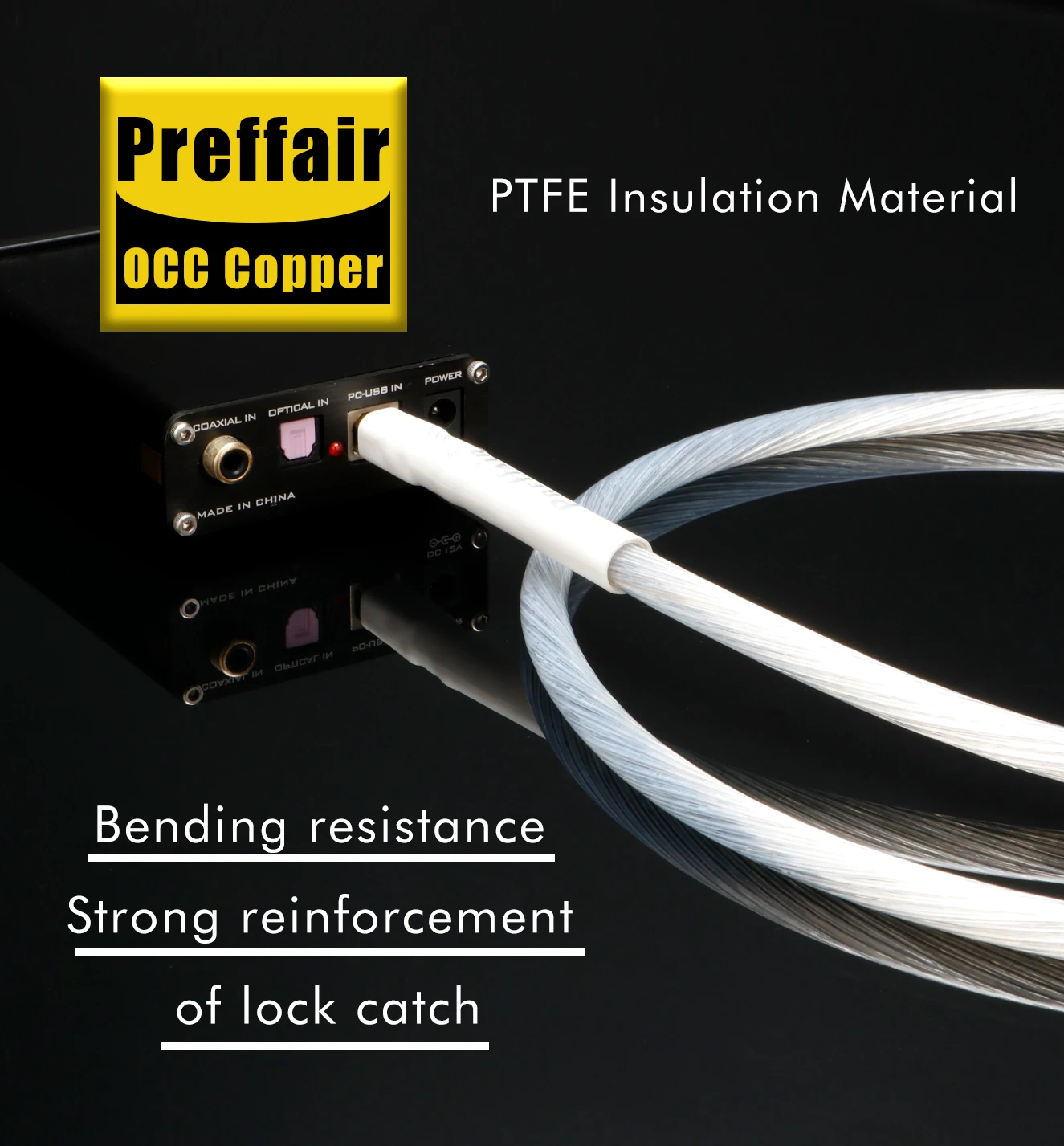 USB 2.0 B to A Printer Cable Male to Male OCC Silver Plated Scanner Cord High Speed Transmission Data Printer Cord for HP DAC CD