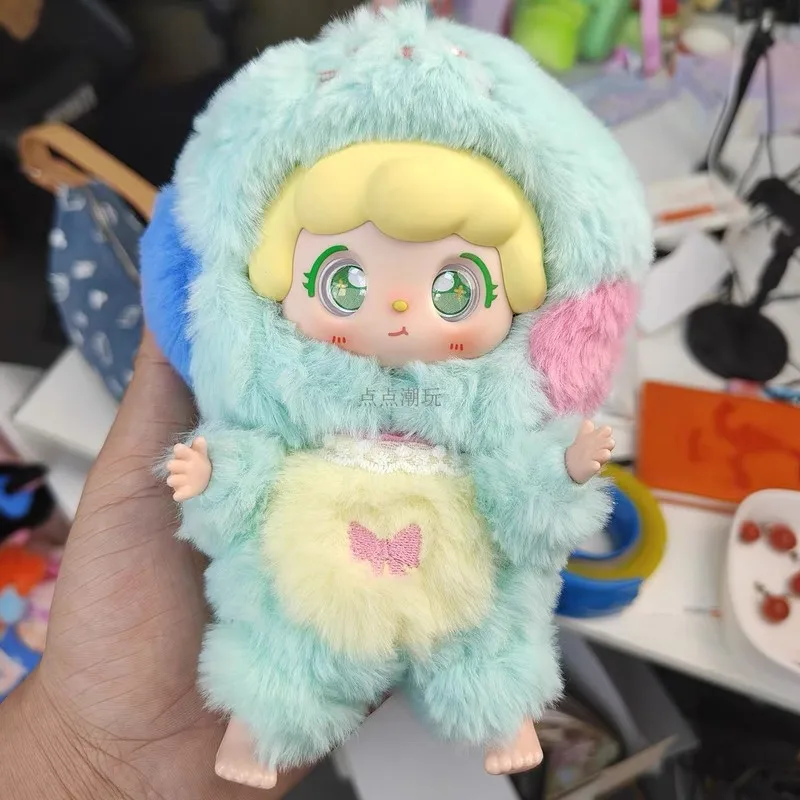 

Baby Three Wasansui Mia Cute Friends, плюшевая слепая коробка, коллекционная игрушка, флокированная кукла, случайный дизайн, модный креативный подарок для ребенка