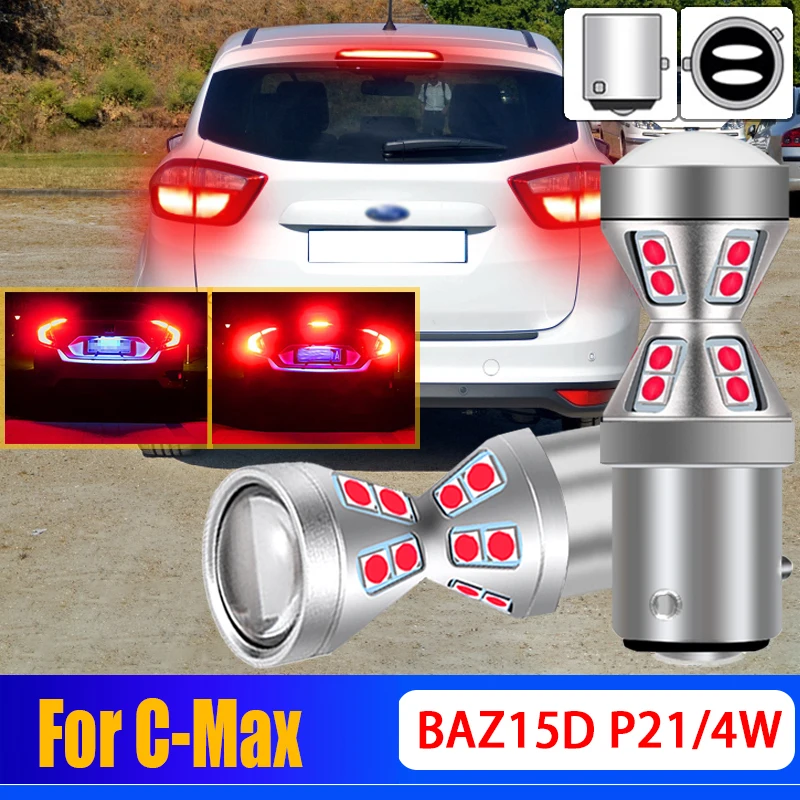 

2X Canbus No Error P21/4W 566 LED Tail Brake Light Bulb BAZ15d Lamps For Ford C-Max 2007 2008 2009 2010 2011 2012 2013 2014 2015