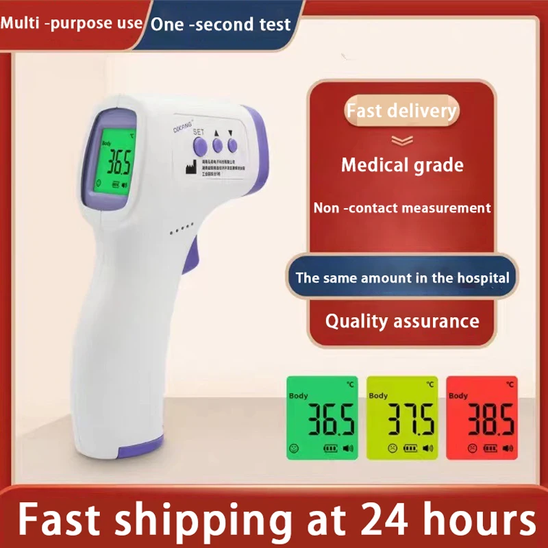 

Baby Thermometer Infrarood Thermometers Digitale Termometro Lcd Meting Voorhoofd Oor Non-contact Multifunctionele Pulsoxymeter