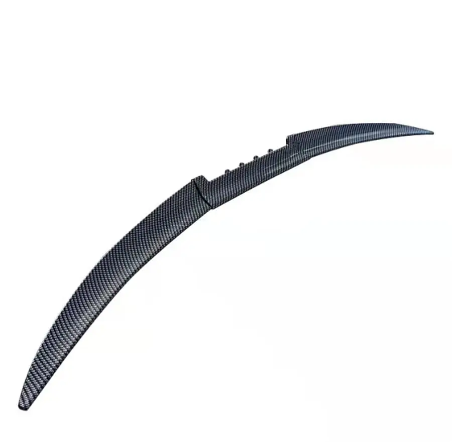 Universal Adjustable Car Rear Spoiler Tail Trunk Wing Blade (Carbon Fiber Style)