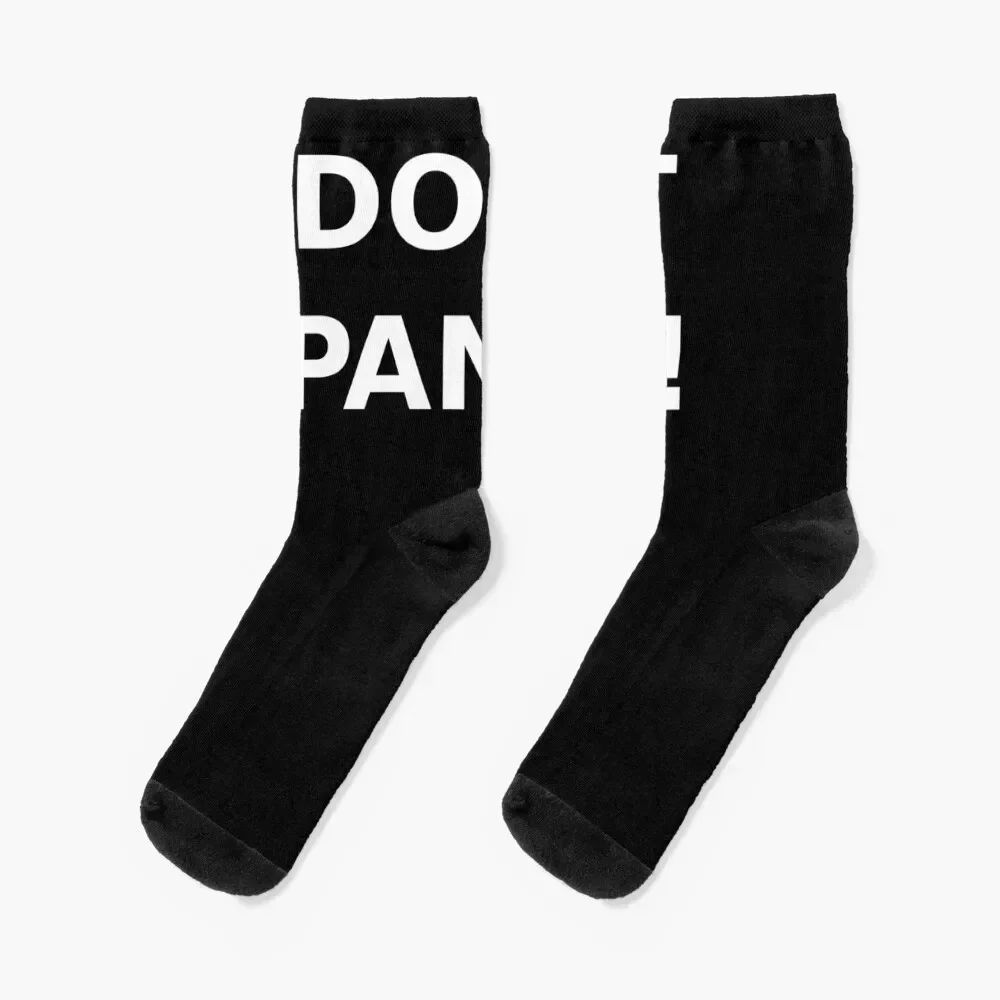 

Don't Panic Socks snow crazy Soccer Man Socks Women's