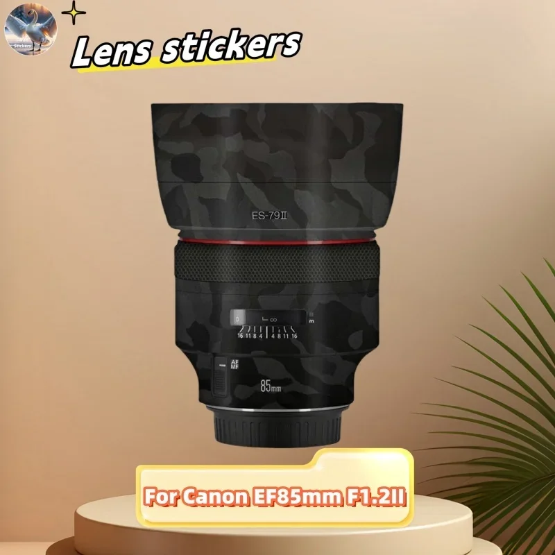 For Canon EF85mm F1.2II  Camera Lens stickers, precision cut wear-resistant protective film, DIY skin