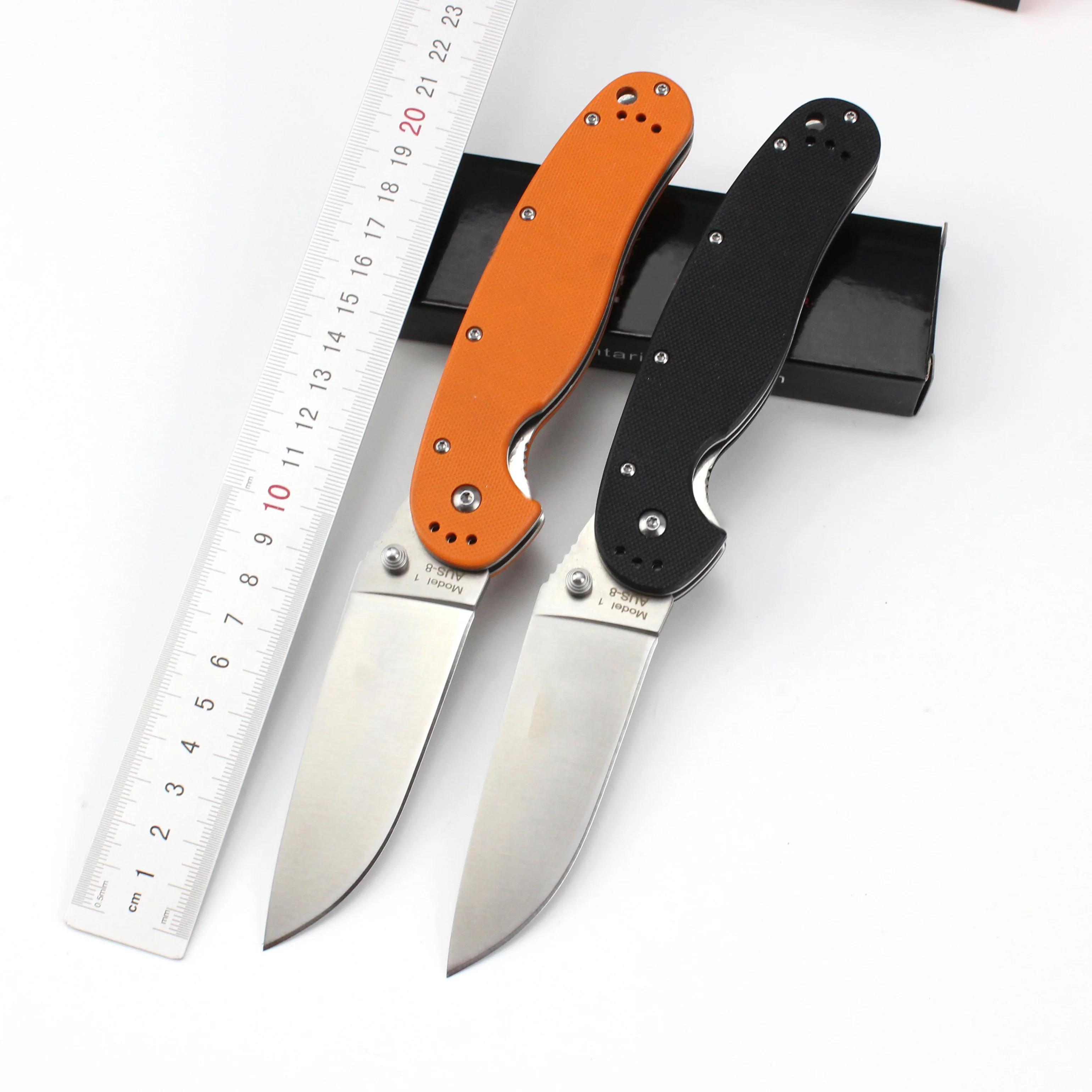 Outdoor Tactical Knife 8CR13MOV Steel G10 Handle jackknife Camping Hiking EDC Pocket Knife Multipurpose Tool