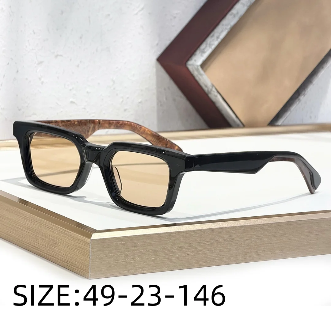  Casablan Luxury Handmade High-Quality Sunglasses Thick Acetate Fiber UV400 Protection Elegant Fashion Eyewear