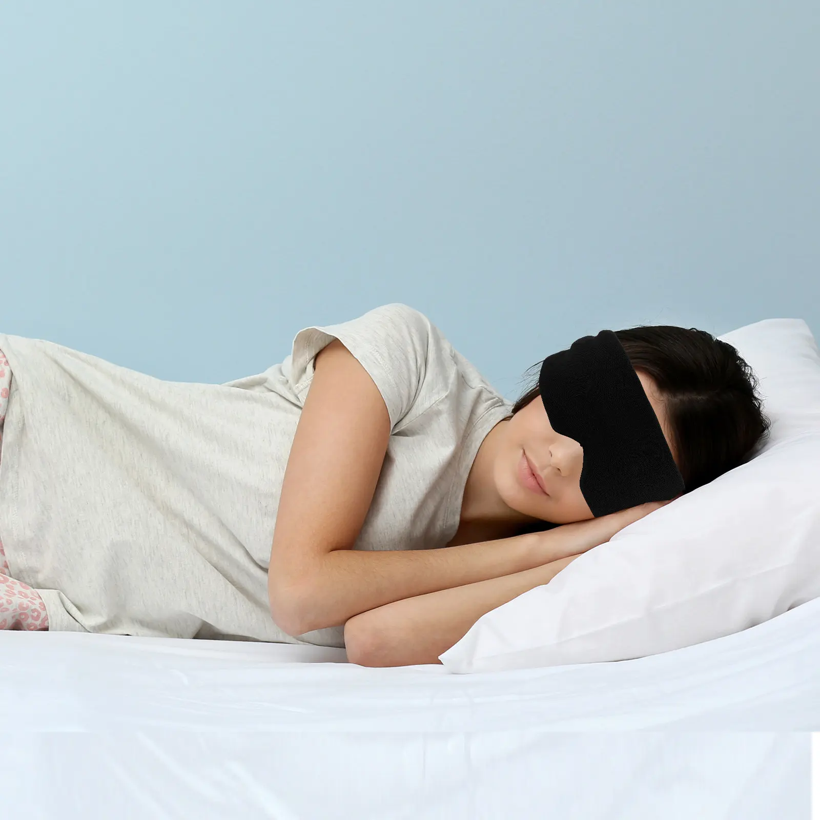 1Pcs Sleep Eye Mask Eye Protector Soft Comfortable Shading Blindfold for Home Night Sleep Nap Use Sleeping Blindfold