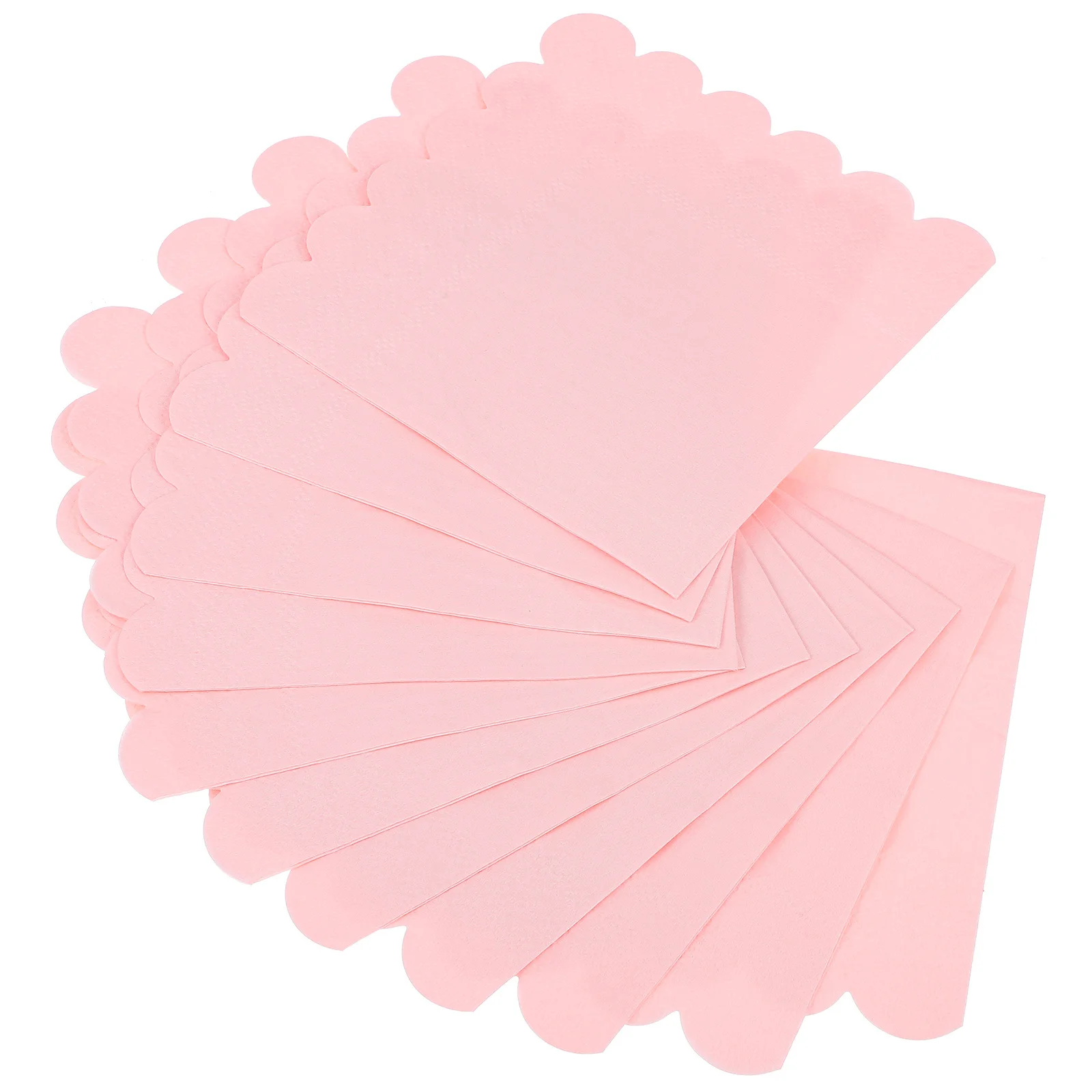 150 قطعة مناديل وردية للاستعمال مرة واحدة لحفلات العشاء ومستلزمات الغداء ورق صدفية ناعم ومريح وعملي #1