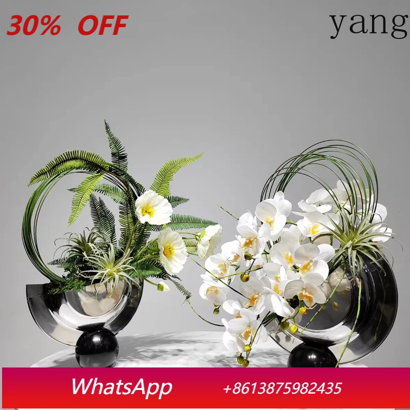 

LH Modern Hotel B & B Simulation Flower Art Home Furnishing Fake Flower Negotiation Tabletop Ornament