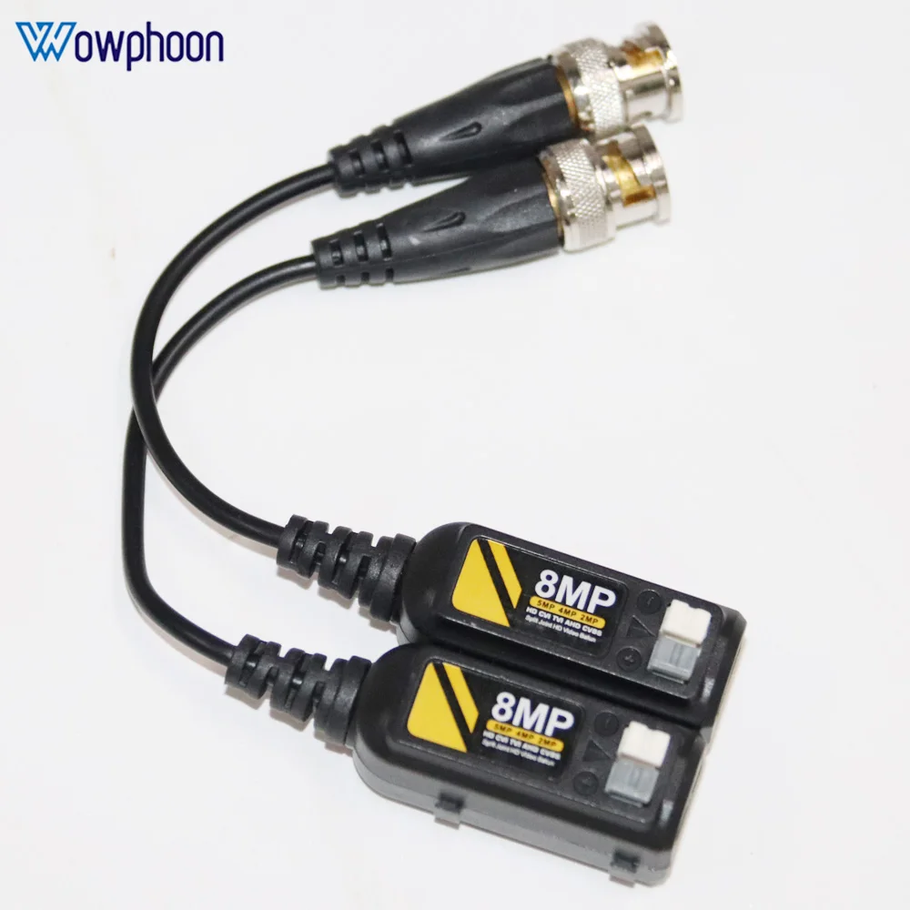 Video Balun HD Passive twisted-pair Transmitter, AHDCVITVI Video Cable Exchange, Network Cable Transmission, 8MP Customized