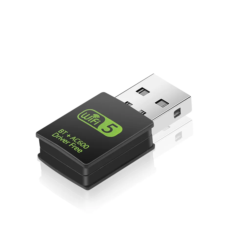 600Mbps 2.4G/5GHz USB WiFi Adapter For Bluetooth 4.2 Dual Band WiFi Dongle 802.11ac Mini Wireless Computer Network Card Receiver - Image 3