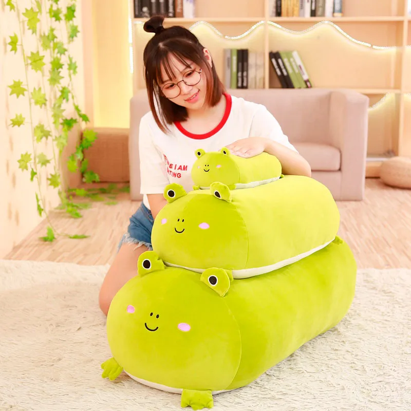 30-90CM Large Size Soft Stuffed  Doll Animal Pillow Cushion Fat Dog Cat Penguin Pig Frog Plush Toys For Boys Birthyday Gift