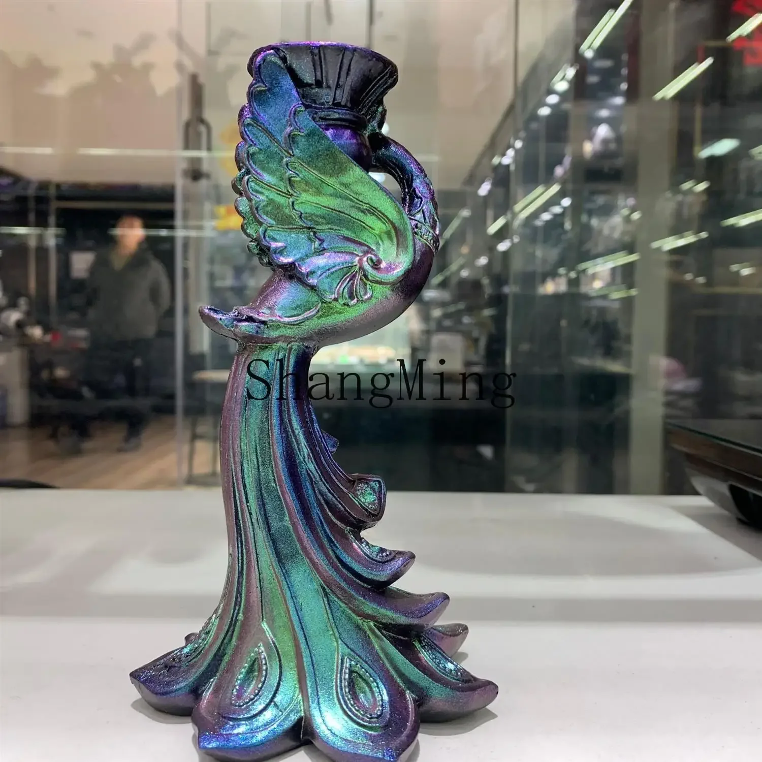 CL factory sales, resin handicrafts, Phoenix series ball holder, crystal ball base, ornament