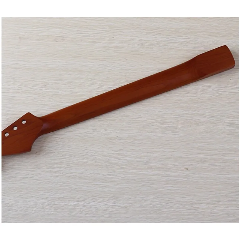 22 Frets Roast Maple Electric Guitar Neck Maple Fretboard Inlay dots matte Paint Guitar Parts Accessories