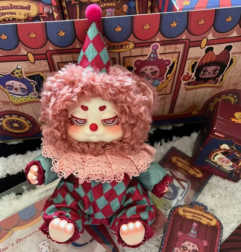 Подлинная серия Cino Dreamland Circus, плюшевая слепая коробка, игрушки, милая экшн-фигурка аниме, Kawaii Mystery Box, модель, дизайнерская кукла, подарок