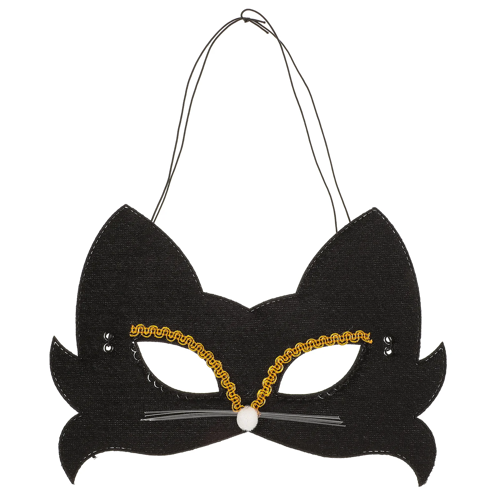 4 szt. Maska Kota Zwierzęca Osłona na Oczy Modna Maska Cosplay dla Dzieci Dorosłych na Bal Maskowy Kostium Halloween Mardi Gras