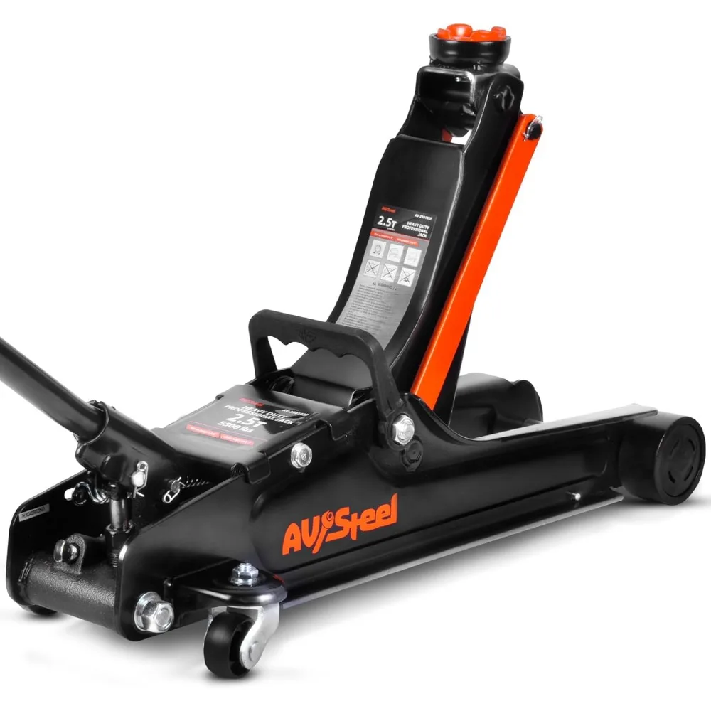 2.5 Ton Low Profile Floor Jack with Single Piston Pump, Heavy Duty Hydraulic
