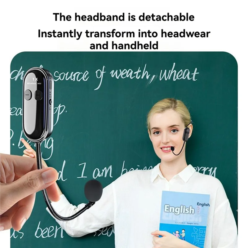 FFYY-ميكروفون لاسلكي محمول باليد لتعليم مدربي اللياقة البدنية طويل المدى