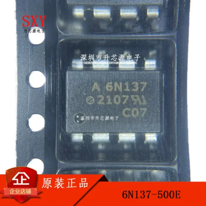 Original 6N137-500E 6N137-000E silk screen A6N137 SOP/DIP-8 optocoupler