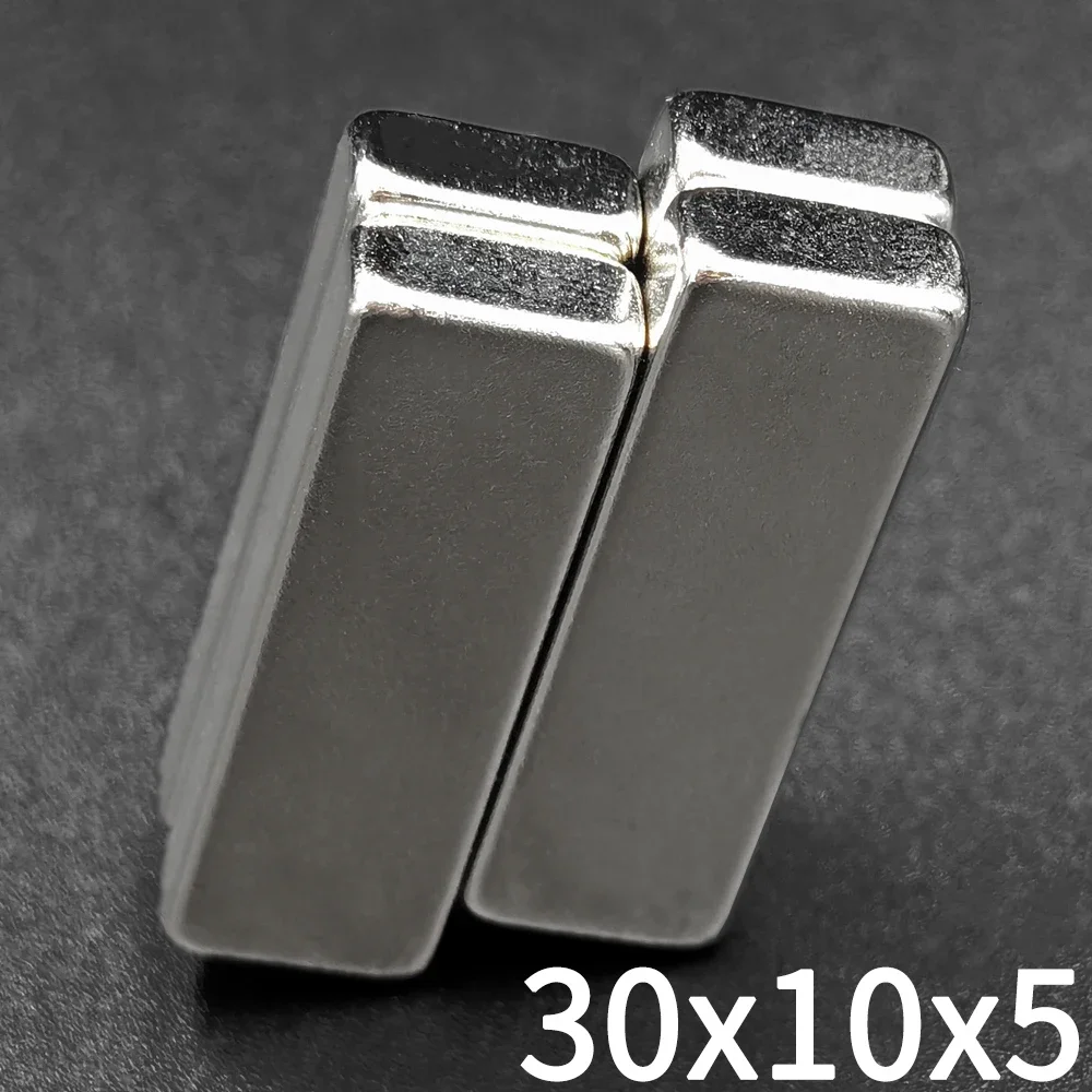 

2/5/10/20/50Pcs 30x10x5 mm Square Neodymium Magnet N35 Blocks Super Powerful Strong Permanent Magnetic imanes 30mm x 10mm x 5mm