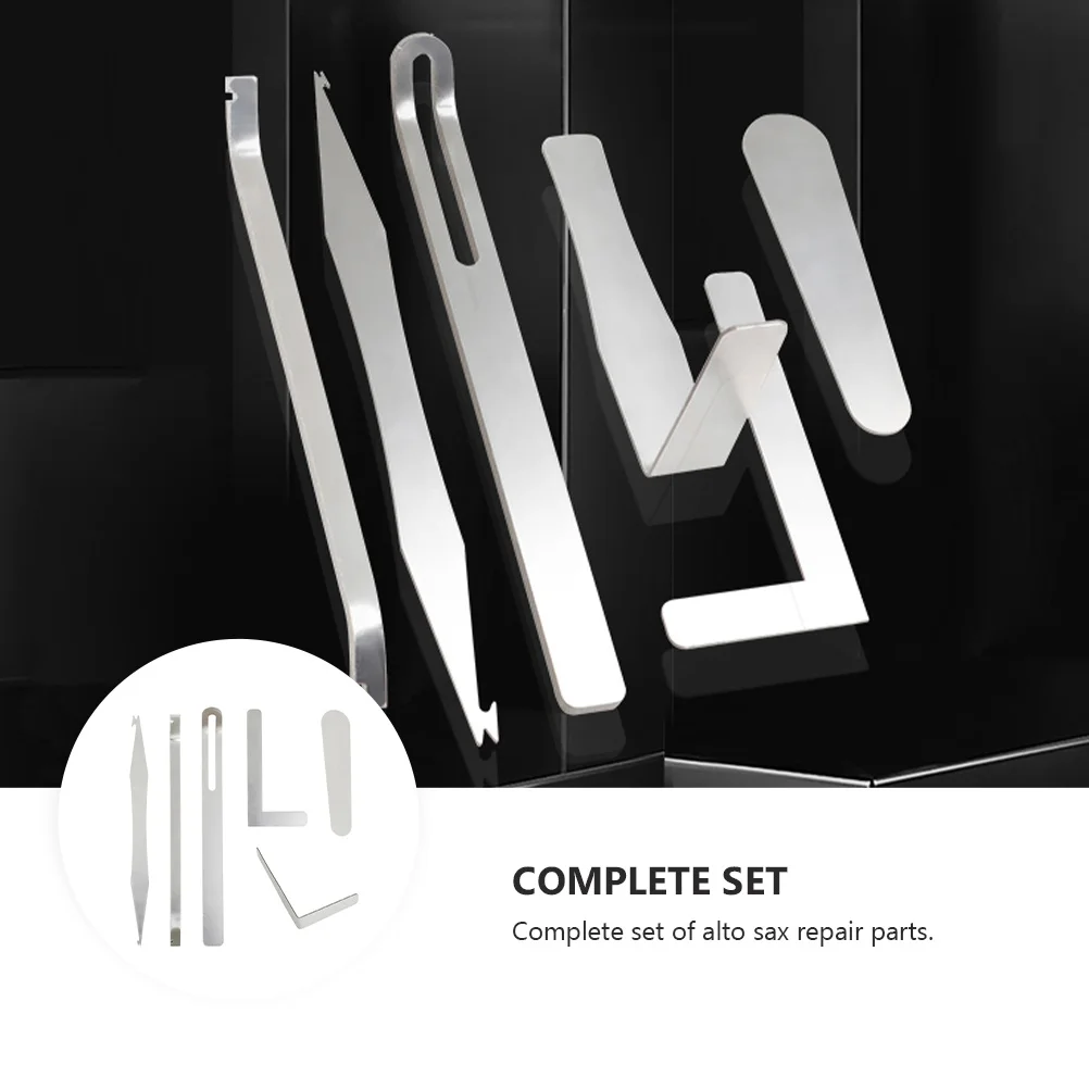 

1Set Sax Repair Parts Alto Saxophone Repair Accessory Kit Complete Durable DIY Saxophone Maintenance Tool Set Spring Hook