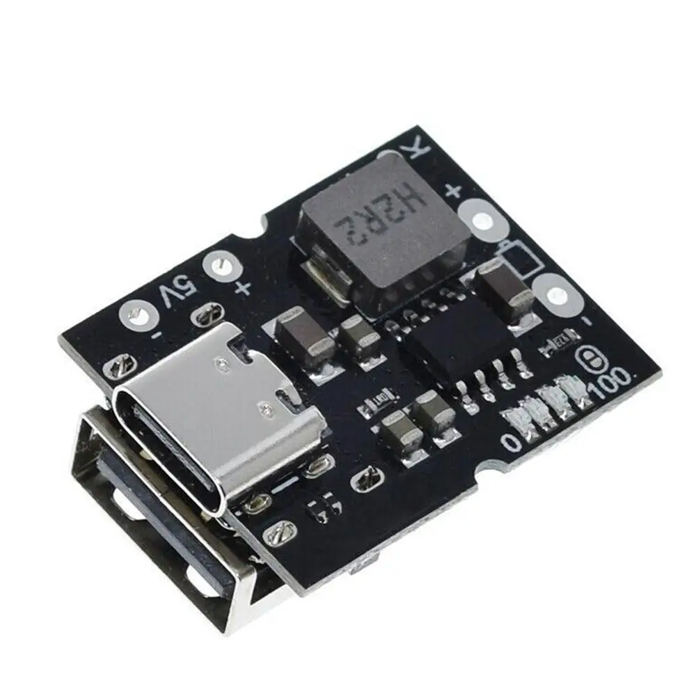 5V 2A Boost Converter Step-Up Power Module Lithium Battery Charging Protection Board LED Display USB Charger Module