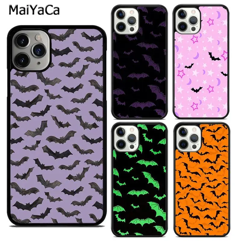 MaiYaCa Vampire Bat Phone Case Cover For iPhone 16 15 SE2020 6 6s 7 8 plus 11 12 mini 13 14 pro max shell  coque