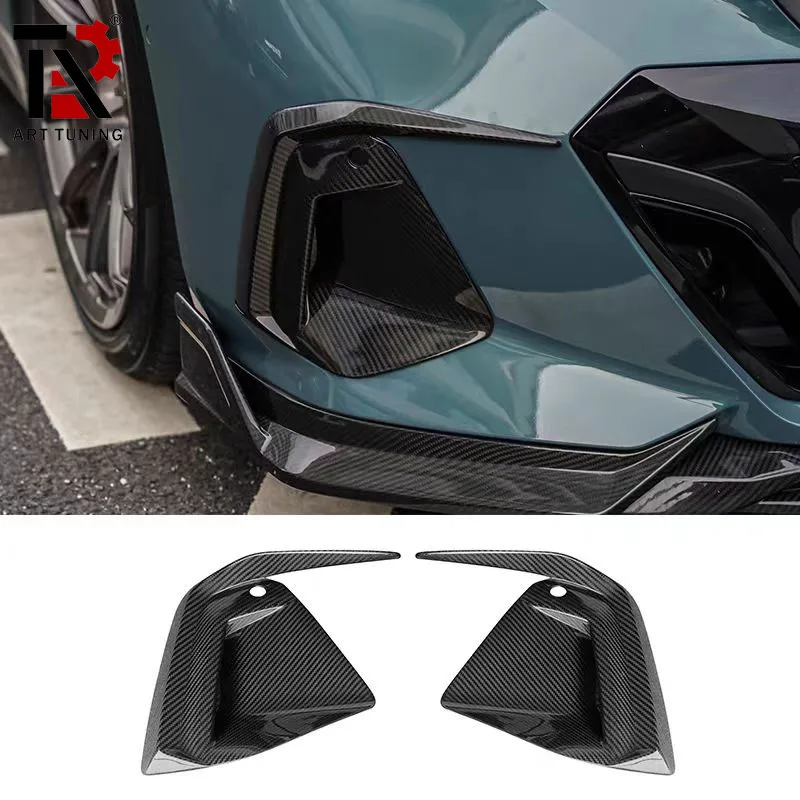 

New Product Dry Carbon Fiber New Style G60 Front Fender Trims Splitters For BMW 5 Series G60 4-Door 2024+ G60 Fender Trims