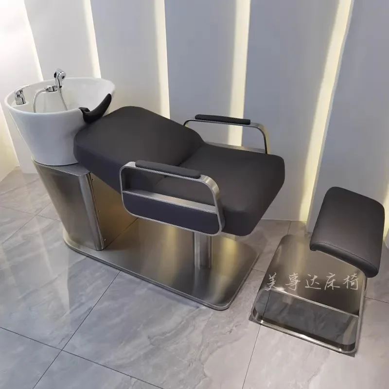 #   Sillón de Lujo para Lavacabezas de Barbería, Mueble Cómodo para Salón, Silla de Peluquería, Sillón de Ducha para Salón de Belleza, Sillas de Lavacabezas con Masaje para Spa Capilar