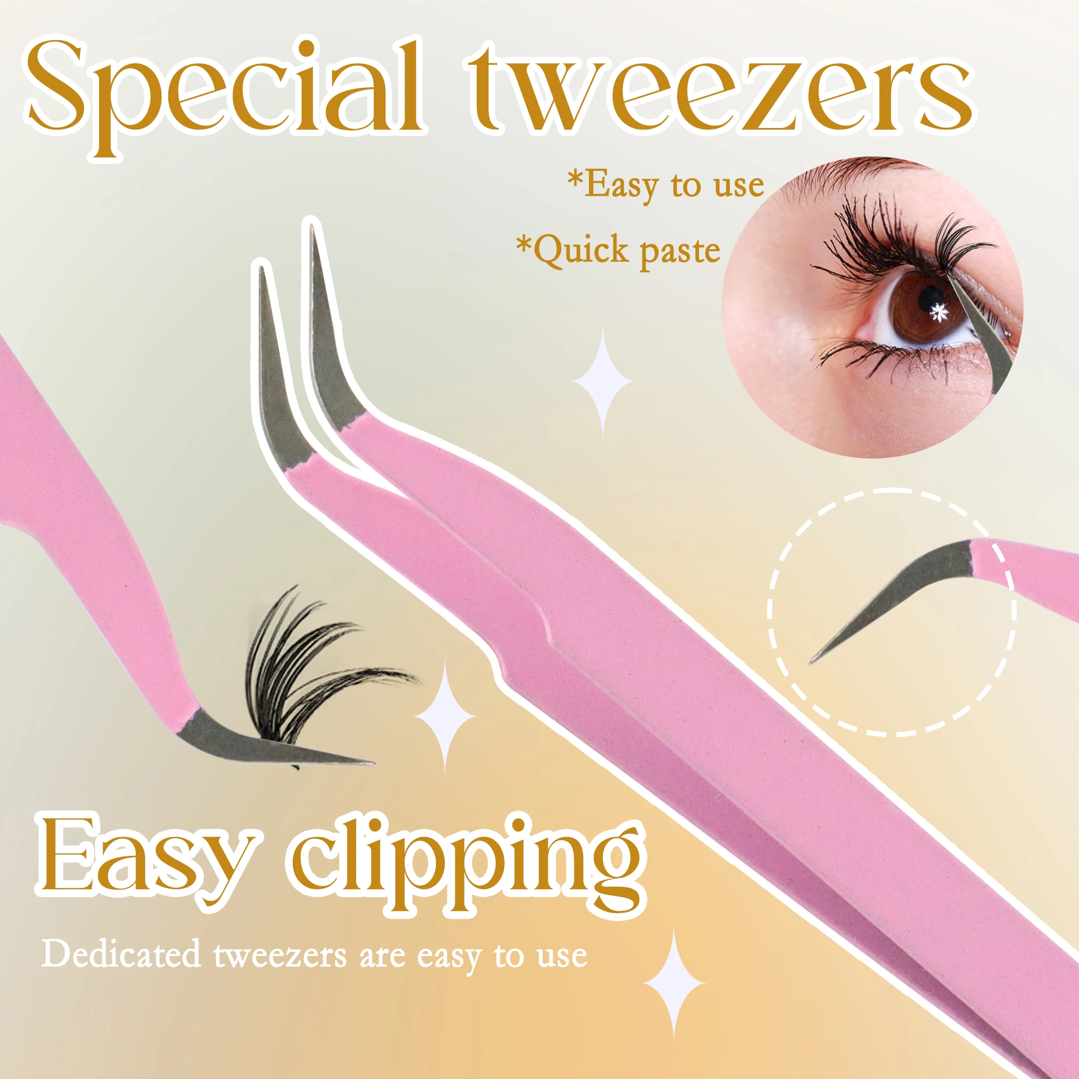 لتقوم بها بنفسك مجموعات الرموش عدة المتفجرة لاش تمديد عدة 20D/30D/40D مع لاش السندات وختم ملاقط رمش عقد قوي يشكلون #5