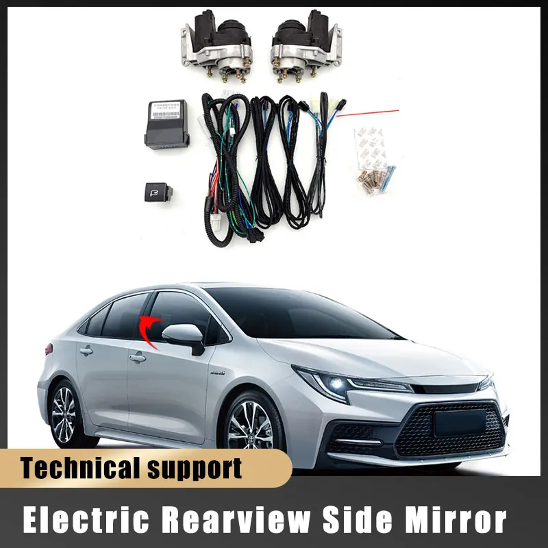 For Toyota Levin 2019-2023 Auto Intelligent Automatic Car Electric Rearview Side Mirror Folding System Kit Module