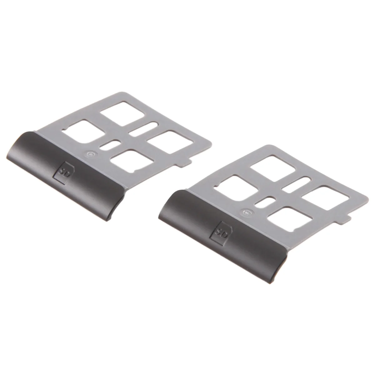 AT-For 3DS XL SD Game Card Slot Cover Holder Frame Card Slot Replacement