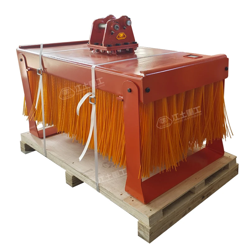 

Excavator Road and Site Cleaning Broom Brush Sweeper